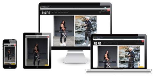 Rig Fit Activewear Website